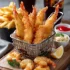 Deep-Fried Breaded Prawns
