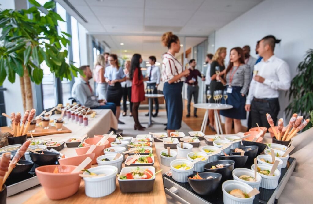 corporate catering event in london